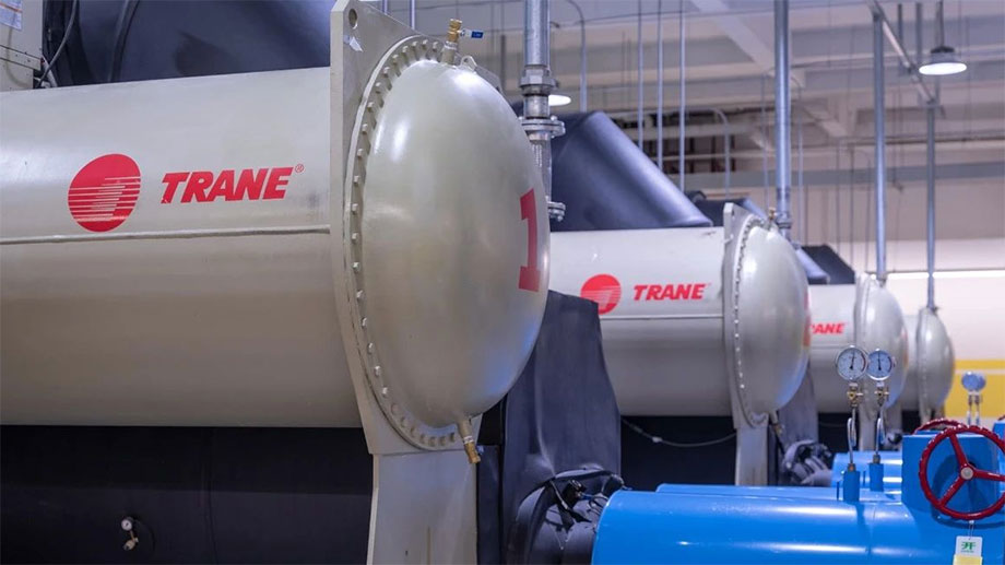 Trane equipment in a Geely manufacturing plant in China